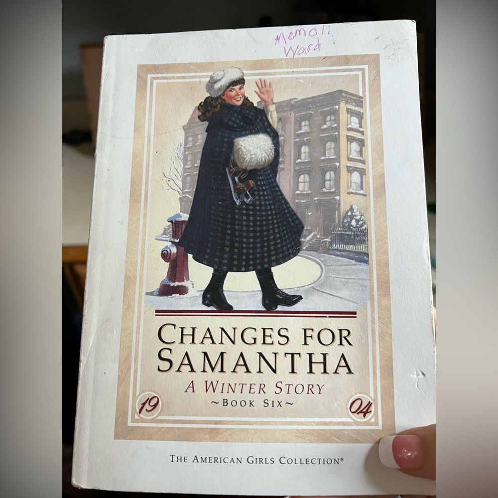 American Girl Doll book “Changes For Samantha” collection A Winter Story Book 6